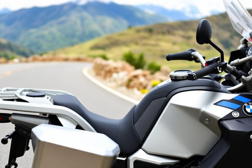 BMW R1250GS — șa touring cu gel